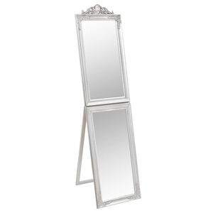 vidaXL Miroir sur pied Argent&eacute; 45x180 cm