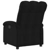 vidaXL Fauteuil inclinable de massage électrique noir tissu