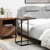 vidaXL Table d'appoint Noir 40x30x59 cm Bois d'ing&eacute;nierie