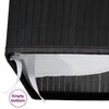 vidaXL Panier &agrave; linge avec 2 sections bambou noir 72 L