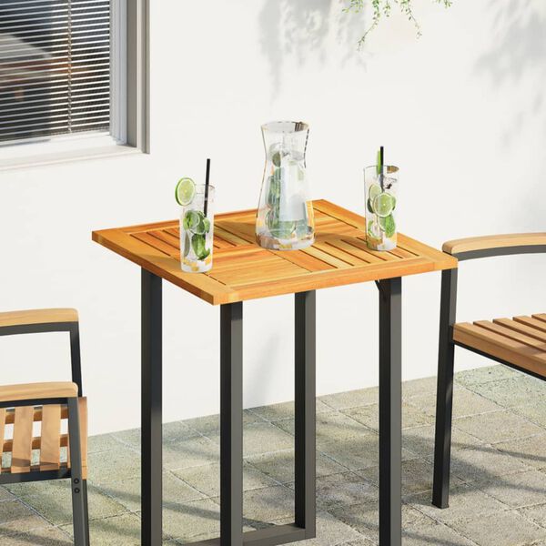 vidaXL Dessus de table 60x60x2 cm carr&eacute; bois massif d'acacia