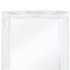 vidaXL Miroir mural style baroque 120x60 cm Blanc