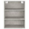 vidaXL Armoire murale suspendue Gris b&eacute;ton 69,5x32,5x90 cm