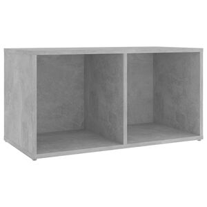 vidaXL Meuble TV gris b&eacute;ton 72x35x36,5 cm bois d&rsquo;ing&eacute;nierie