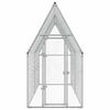 vidaXL Cage pour poules argenté 100x100x190 cm acier galvanisé