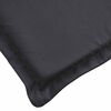 vidaXL Coussin de chaise longue noir 186x58x4 cm tissu oxford