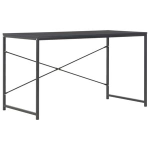 vidaXL Bureau d'ordinateur Noir 120 x 60 x 70 cm