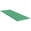 vidaXL Coussin de chaise longue vert 186x58x4 cm tissu oxford