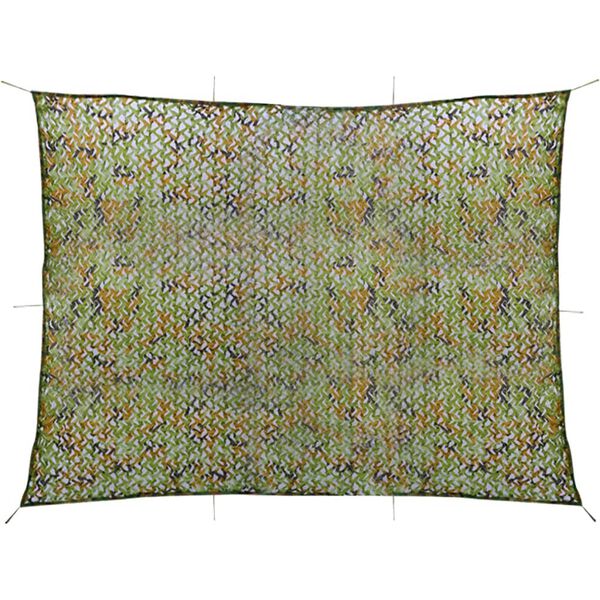 vidaXL Filet de camouflage avec sac de rangement 3 x 4 m