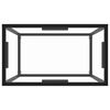 vidaXL Table console Transparent 60x35x75 cm Verre trempé
