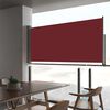 vidaXL Auvent latéral rétractable de patio 60x300 cm Rouge