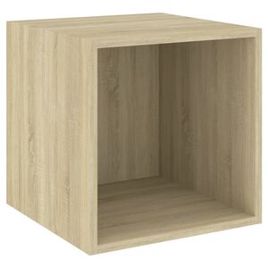 vidaXL Armoire murale Ch&ecirc;ne Sonoma 37x37x37 cm Bois d&rsquo;ing&eacute;nierie