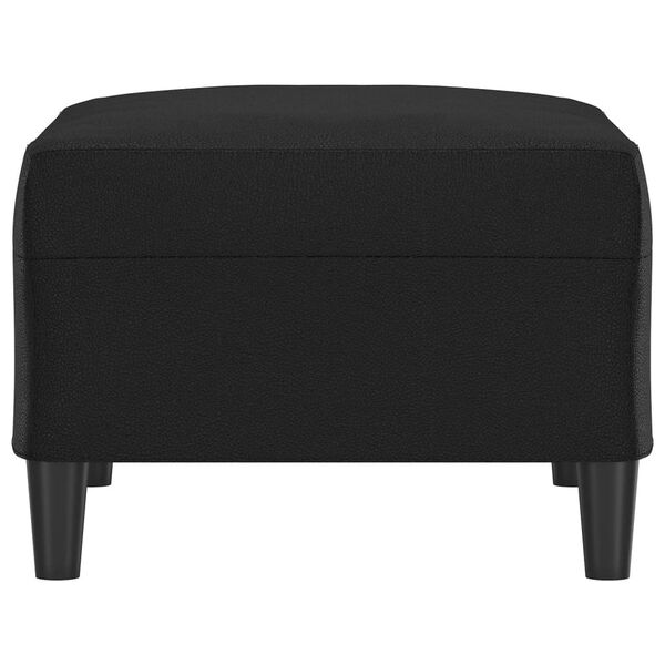 vidaXL Repose-pied Noir 70x55x41 cm Similicuir