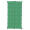 vidaXL Coussin de banc de jardin vert 200x(50+50)x7 cm tissu oxford