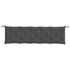 vidaXL Coussins de banc de jardin lot de 2 anthracite m&eacute;lang&eacute; tissu