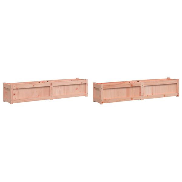 vidaXL Jardini&egrave;res 2 pcs bois massif douglas