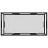vidaXL Table basse Transparent 100x50x35 cm Verre tremp&eacute;