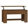 vidaXL Table basse Ch&ecirc;ne marron 101x49x52 cm Bois d'ing&eacute;nierie