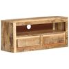 vidaXL Meubles TV 2 pcs 88x30x40 cm Bois de manguier solide