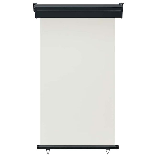 vidaXL Auvent latéral de balcon 105x250 cm Crème