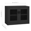 vidaXL Armoire de bureau Anthracite 90x40x70 cm Acier