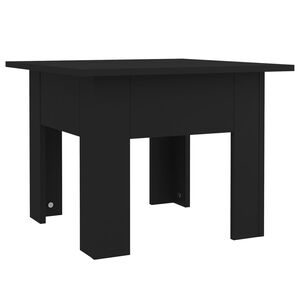 vidaXL Table basse noir 55x55x42 cm bois d'ing&eacute;nierie