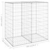 vidaXL Mur en gabion avec couvercles Acier galvanisé 100x60x100 cm