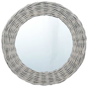 vidaXL Miroir 70 cm Osier