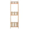 vidaXL &Eacute;tag&egrave;re de stockage 3 niveaux 60x28,5x90 cm Bois de pin massif