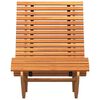 vidaXL Transat 2 pcs Marron 154 x 60 x 74 cm Bois d'Acacia Massif