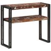 vidaXL Table console 90x30x75 cm Bois de r&eacute;cup&eacute;ration massif