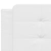 vidaXL Coussin de tête de lit Zadar blanc 193 cm similicuir
