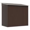 vidaXL Abri de stockage pour jardin Marron 194x121x181 cm Acier