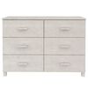 vidaXL Buffet MOLDE Blanc 113x40x80 cm Bois massif de pin