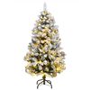 vidaXL Sapin de No&euml;l artificiel articul&eacute; 150 LED et boules 150 cm