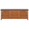 vidaXL Bo&icirc;te de rangement de jardin 150x50x55 cm Eucalyptus solide