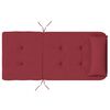 vidaXL Coussins de chaise adirondack lot de 2 rouge bordeaux
