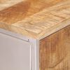 vidaXL Buffet 60x35x75 cm Bois de manguier brut et fer