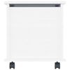 vidaXL Coffre de rangement et roulettes ALTA blanc 73x39,5x43 cm