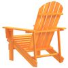 vidaXL Chaise de jardin Adirondack bois de sapin massif orange