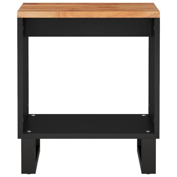 vidaXL Table basse 40x31x46 cm Bois d'acacia solide et d'ingénierie