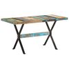 vidaXL Table &agrave; manger 140x70x76 cm Bois de r&eacute;cup&eacute;ration massif