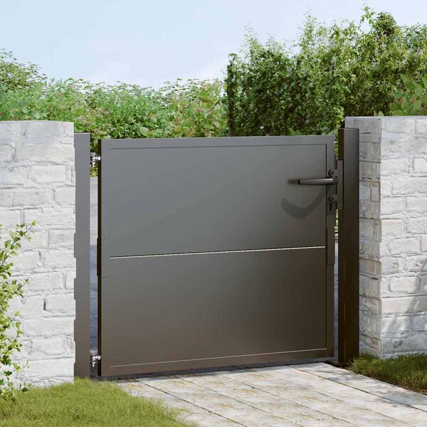 vidaXL Portail de jardin 100x100 cm en acier Corten