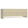 vidaXL Garde-robe ch&ecirc;ne sonoma 100x32,5x35 cm bois d'ing&eacute;nierie