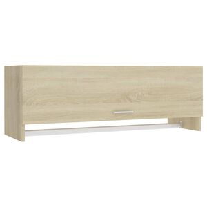 vidaXL Garde-robe ch&ecirc;ne sonoma 100x32,5x35 cm bois d'ing&eacute;nierie