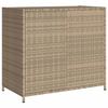 vidaXL Armoire de rangement de jardin beige 83x45x76 cm r&eacute;sine tress&eacute;e