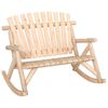 vidaXL Ensemble de salon de jardin 4 pcs bois massif d'épicéa