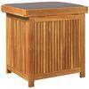 vidaXL Boîte à coussins d'extérieur 60x50x61 cm bois massif d'acacia
