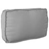 vidaXL Coussin Gris 70 x 40 x 12 cm Tissu Oxford