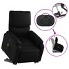 vidaXL Fauteuil inclinable de massage noir similicuir